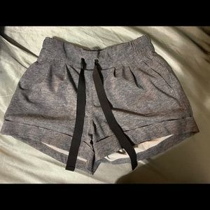 Lululemon grey shorts size 2
